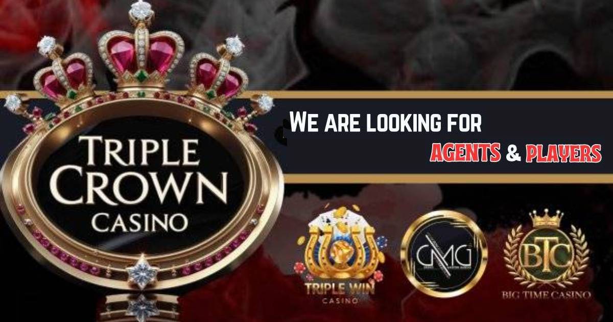 Main visual banner showcasing TripleCrown's skill, speed, and strategy games